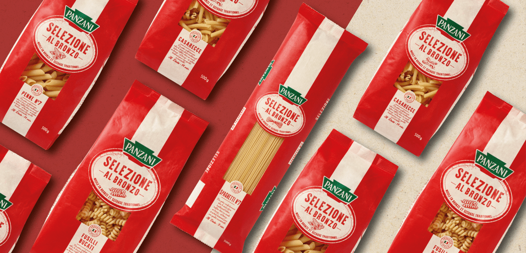Création de packaging pour Panzani